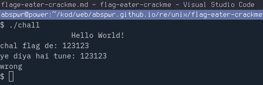 run crackme