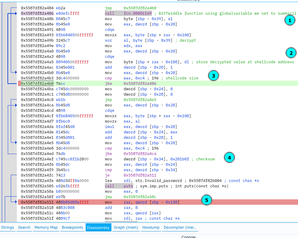 decrypt and do checksum